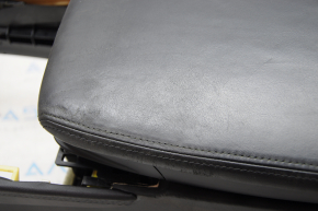 Central console armrest Lexus GS300 GS350 GS430 GS450h 06-07 leather black, pokes, worn dowel