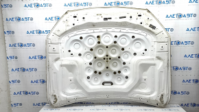 Bonnet bare Mercedes GLC 16-22 aluminum, white 149, dented, dent, bumps, broken stud