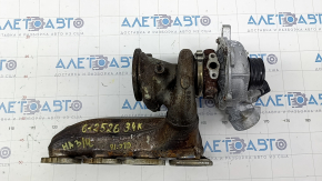 Turbocharger complete with manifold Mercedes GLC 300 16-19 34k wedge, driftwood, for spare parts