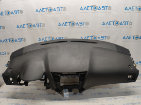 Dashboard front panel without AIRBAG Toyota Highlander 08-13 black, scratches