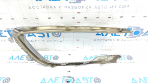 Molding front bumper left Lincoln MKZ 17-20 chrome, sand