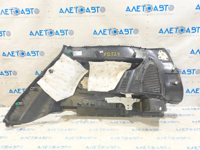Left arch trim Nissan Rogue 14-20 black under 2 rows, scratches, rubbed