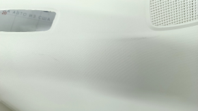 Rear pillar trim behind the window left Mercedes GLC 16-22 beige under premium audio, broken guide, cleaning
