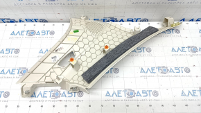 Rear pillar trim behind the right window Mercedes GLC 16-22 beige under premium audio, broken guide, cleaning