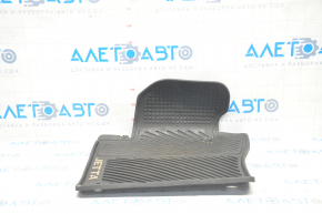 Floor mat front left VW Jetta 11-18 USA rubber black, tears