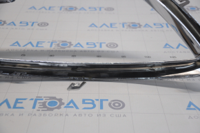 Molding front bumper left Lincoln MKZ 17- chrome, broken fastener