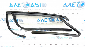 Upper rear right door molding Lincoln MKZ 17-20 chrome with glass seal