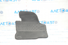 Floor mat front left VW Passat b7 12-15 USA black, rubber, WOLFSBURG EDITION, worn