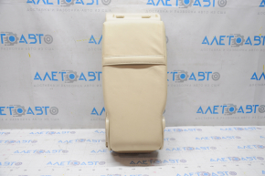 Rear seat armrest 2nd row Lexus RX350 10-15 beige leather with wood, scratches