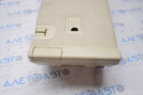 Rear seat armrest 2nd row Lexus RX350 10-15 beige leather with wood, scratches