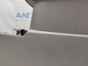 Console central armrest Toyota Highlander 08-13 gray, scratches, cracks on leather