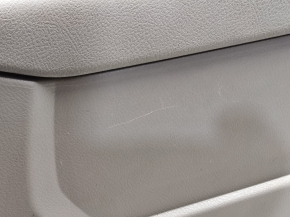 Console central armrest Toyota Highlander 08-13 gray, scratches, cracks on leather