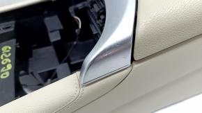 Console central armrest Mercedes GLC 16-19 leather beige, scratches