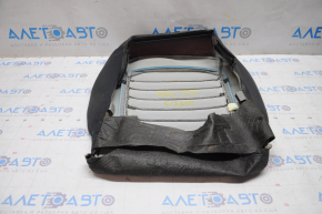 Driver's seat upholstery Ford Fusion mk5 13-16 leather black, white stitching, needs cleaning, cracked leather