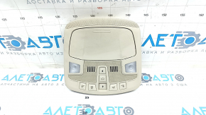 Front light Lincoln MKZ 17-20 under sunroof, beige, scratch, broken fasteners