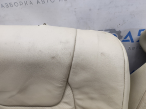Seat upholstery 2 row Lexus RX350 10-15 leather beige, for cleaning