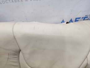 Seat upholstery 2 row Lexus RX350 10-15 leather beige, for cleaning