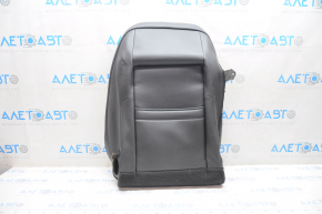 Ford Fusion mk5 13-16 passenger seat upholstery leather black, white stitching, for cleaning