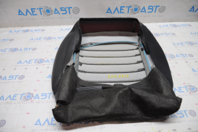 Ford Fusion mk5 13-16 passenger seat upholstery leather black, white stitching, for cleaning