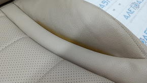 Mercedes GLC 16-22 driver's seat upholstery, beige, heated, dry-cleanable, nicks and creases on the back