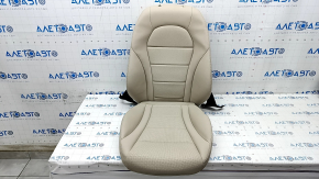 Mercedes GLC 16-22 passenger seat upholstery leather, beige, heated, cracks, tear