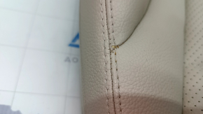 Mercedes GLC 16-22 passenger seat upholstery leather, beige, heated, cracks, tear