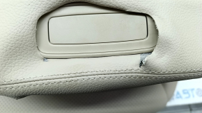 Mercedes GLC 16-22 passenger seat upholstery leather, beige, heated, cracks, tear