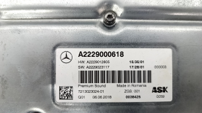 Mercedes GLC 16-22 BURMESTER Audio Amplifier