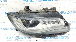 Headlight front right complete Lincoln MKZ 17-20 level 7, LED, type 1, sand