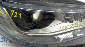 Headlight front right complete Lincoln MKZ 17-20 level 7, LED, type 1, sand