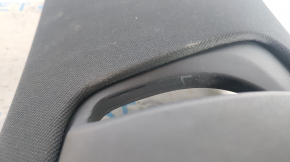 Center pillar trim upper belt right Tesla Model X 16-21 cloth black, scuffs, scratches