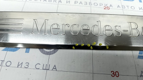 Front left outer threshold trim Mercedes GLC 16-22 worn, dents