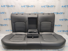 Rear row of seats 2nd row VW Passat b7 12-15 USA leather black, without headrests, dented leather