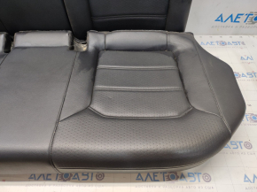 Rear row of seats 2nd row VW Passat b7 12-15 USA leather black, without headrests, dented leather
