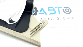 Upper left front pillar trim Lincoln MKZ 17-20 beige, needs cleaning, mounting defect