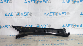 Trunk door trim right Tesla Model X 16-21 black, scratches