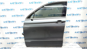 Door assembly front left VW Tiguan 18- keyless, graphite LD7X, bumps, dent