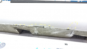 Left threshold Lincoln MKZ 13-20 silver with seals, scratches, dented fasteners