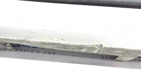 Left threshold Lincoln MKZ 13-20 silver with seals, scratches, dented fasteners