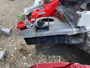 Front left quarter Lexus RX350 RX450h 10-15 graphite, missing side member, painted, replaceable glass reinforcement