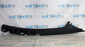 Tesla Model X 16-21 black front pillar trim, right, broken mount