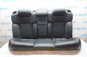 Rear row of seats 2nd row Lexus GS350 08-11 black leather, scratches, tear, broken belt fastener