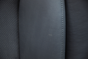 Rear row of seats 2nd row Lexus GS350 08-11 black leather, scratches, tear, broken belt fastener