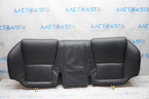 Rear row of seats 2nd row Lexus GS350 08-11 black leather, scratches, tear, broken belt fastener