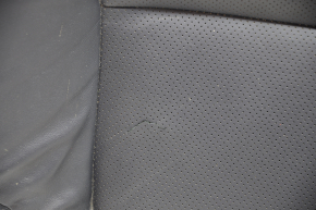 Rear row of seats 2nd row Lexus GS350 08-11 black leather, scratches, tear, broken belt fastener