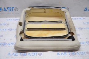 Upholstery of passenger seat VW Jetta 11-18 USA leather beige, for cleaning