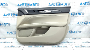 Door trim card front right Lincoln MKZ 17-20 leather beige