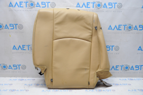 Rear left seat upholstery 2nd row Dodge Journey 11 - upper part, brown leather, for cleaning