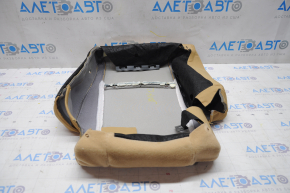 Rear left seat upholstery 2nd row Dodge Journey 11 - upper part, brown leather, for cleaning