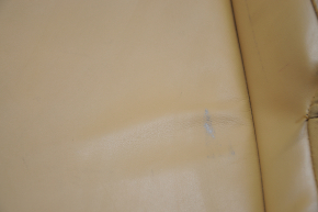 Rear left seat upholstery 2nd row Dodge Journey 11 - upper part, brown leather, for cleaning